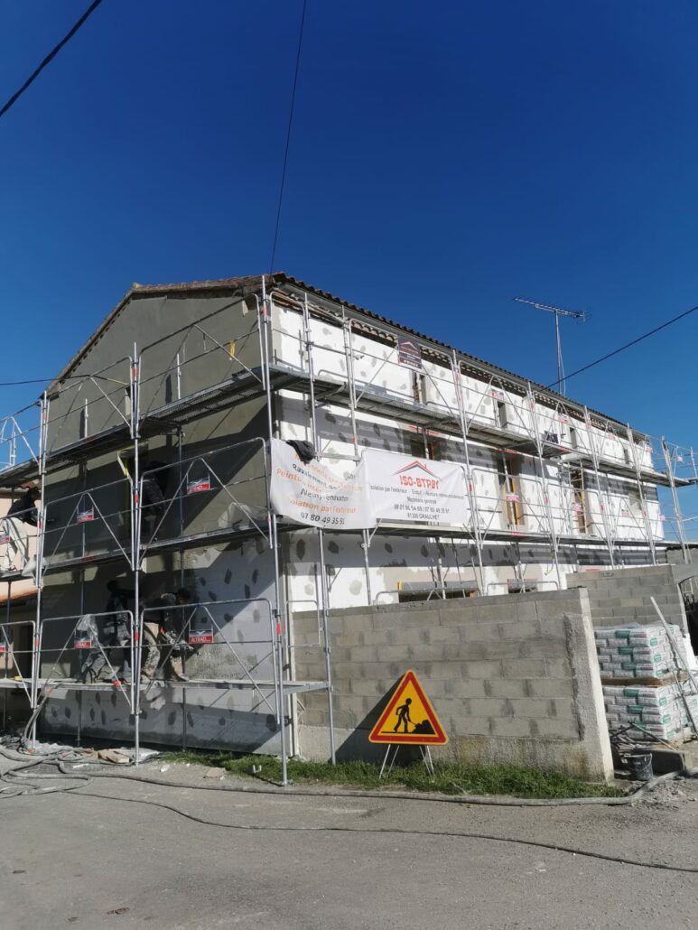Travaux d'isolation